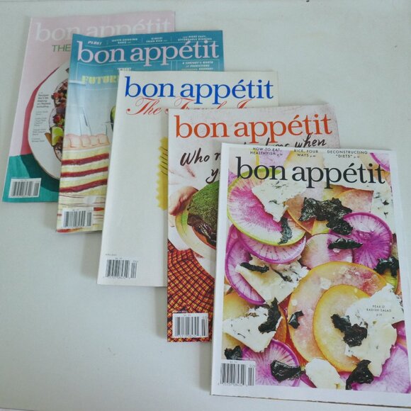 5 issues Bon Appetit magazine February to June/July 2022 - Picture 1 of 5